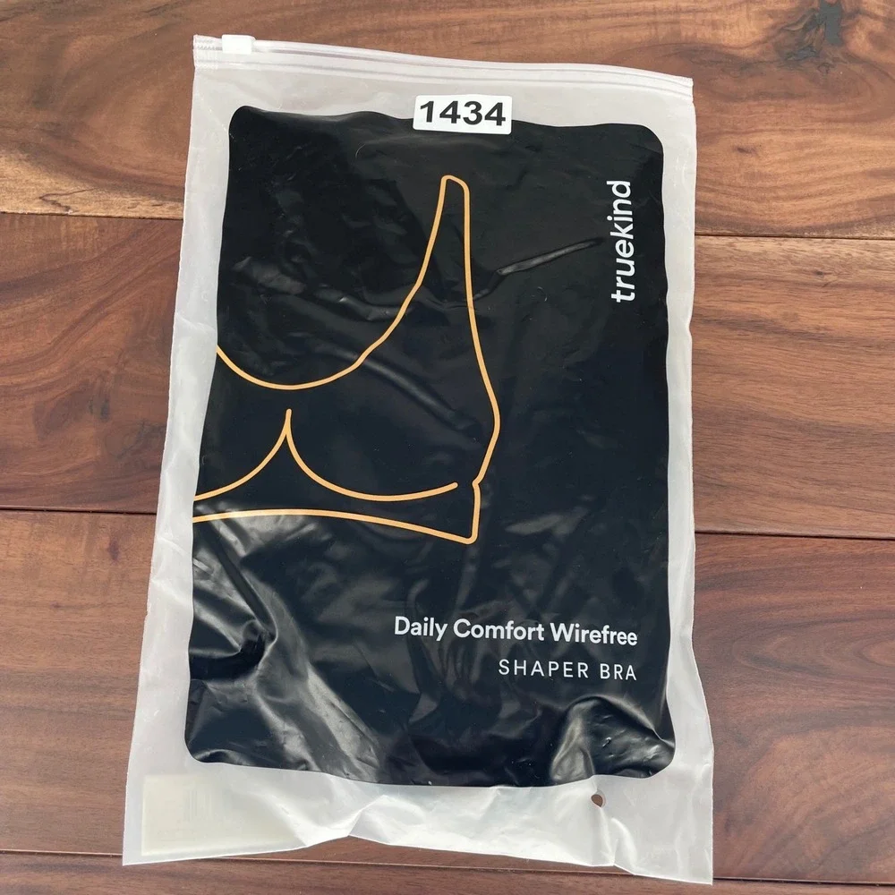 Truekind Daily Comfort Wirefree Shaper Bra Black Size 3XL